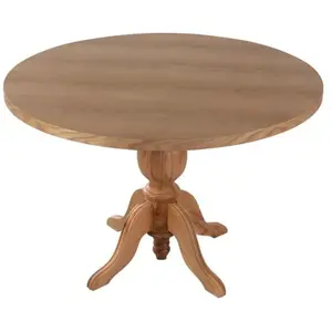 Comparateur de prix : MENZZO Table à manger rond Gezej D100cm Bois massif clair