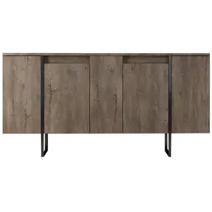 Hanah Home Buffet En Aggloméré Pieds En Métal Luxe pas cher