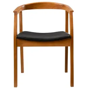 Homitis - Chaise Albero noyer/noir - 50x70x53 cm T.U pas cher