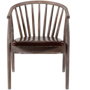 Homitis - Chaise Albero49 antique/marron - 55x77x47 cm T.U pas cher