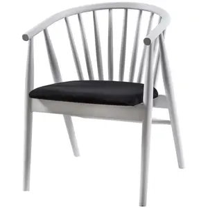 Homitis - Chaise Albero50 blanc/noir - 55x77x47 cm T.U pas cher