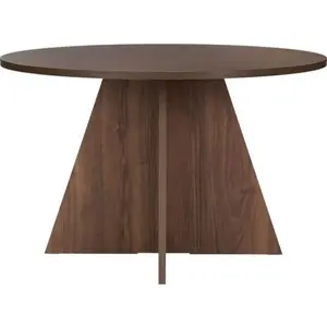 Table à manger ronde en aggloméré Virella