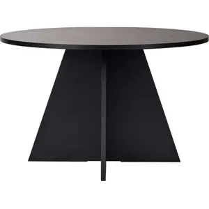 Drawer Table à manger ronde en aggloméré Virella pas cher