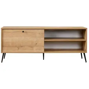 - Meuble TV en aggloméré Calvin 140 x 41 x 55 cm pas cher