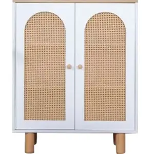Buffet 2 portes en aggloméré bohem bas : 90 x 41 x 105 cm pas cher