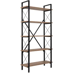 Hanah Home Etagère en aggloméré et métal elysian pin, noir pas cher