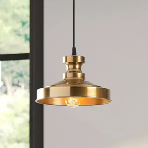 Opviq Suspension Berceste, dorée, métal, Ø 22 cm, E27Vendu parluminaire