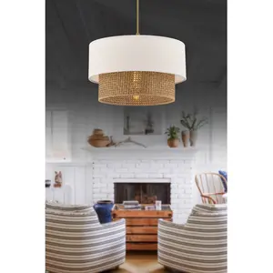 Northix - Lustre echo - beige blanc 88646523Vendu parbazarchic
