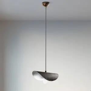 Opviq Suspension Eger, à 1 lampe, brun antique, métal, E27 pas cher