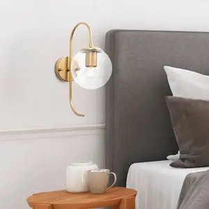 Opviq Applique murale Jewel, dorée, verre, hauteur 36 cm, E14Vendu parluminaire
