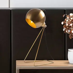 Opviq Lampe à poser Mixed, laiton, métal, hauteur 45 cm, E14 pas cher