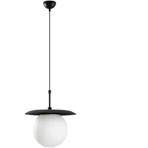 Opviq - Suspension Anemon noire - 30x125 cm OS pas cher