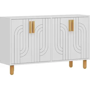 MENZZO Asir Group Llc - Buffet 4 portes en aggloméré Rodney