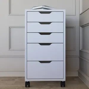 Homitis - Buffet Blanc - 40x77,4x55 cm OS pas cher