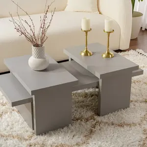 Hanah Home Asir Group Llc - Table basse en aggloméré 110 x 45 x 41,4 cm Sanctuary pas cher