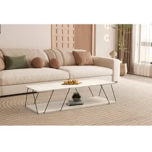 MULTIMARQUES Hanah Home Labranda-Black, mélamine, Travertine Noire, Taille Unique pas cher