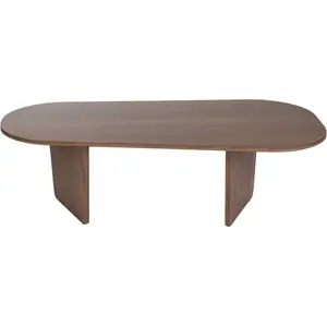 Drawer Table basse ovale en aggloméré Ovalis pas cher