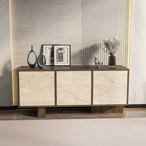 UB DESIGN Monaco noyer, travertin 875ZNA3520 pas cher