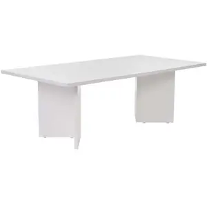 Homitis - Table basse Sabin blanche - 119x40x60 cm OS pas cher