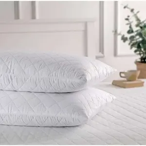 Elizabed - 2 Protèges-oreillers waterproof blancs - 50x70 cm 50x70 cm pas cher