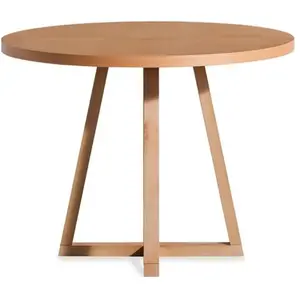 Homitis - Table à manger Puffy naturelle - 100x75x100 cm OS pas cher