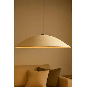Opviq - Lustre BK182 dorée/crème - 52 x 52 x 23 cm OSVendu parbazarchic