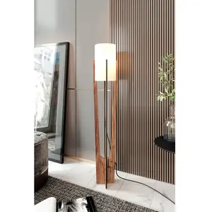 Lampadaire, Lampe Sur Pied, Éclairage De Salon Lamp NoyerVendu parbazarchic