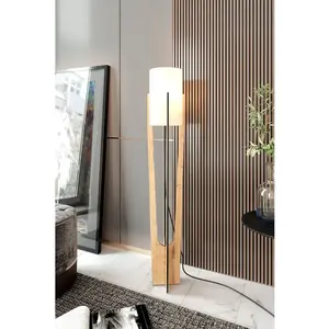 Lampadaire, Lampe Sur Pied, Éclairage De Salon Lamp ChêneVendu parbazarchic