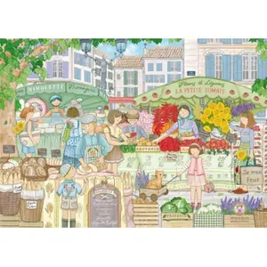 Magnolia Puzzle 1000 Pièces : Marchés de Provence pas cher