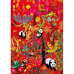 Magnolia Puzzle 1000 Pièces : Pandas pas cher