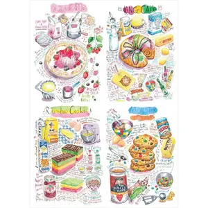 Magnolia Puzzle 4x260 pièces : Lucile Prache pas cher