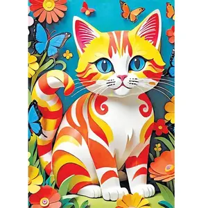 Puzzle 1000 pièces : Chat mignon pas cher