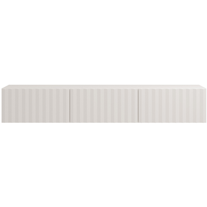 Meuble tv suspendu 192 cm UTAH coloris blanc pas cher