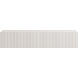Meuble tv suspensdu 154 cm UTAH coloris blanc pas cher