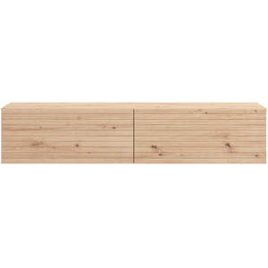 Meuble tv suspensdu 154 cm UTAH coloris chêne pas cher