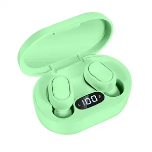 Ecouteurs E7S Ecran LED Bluetooth 5.0 GN-vert pas cher