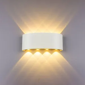 STOEX Applique Murale Moderne 8W Blanc Lampe Murale Led D'Intérieur En Alumi... pas cher