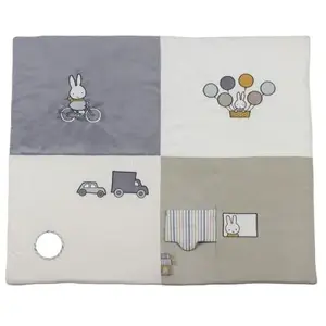 Pioupiou et Merveilles Tapis de parc Miffy fluffy bleu (80 x 100 cm)Vendu parvertbaudet