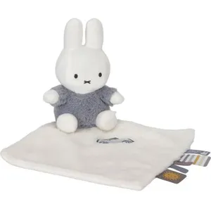 Pioupiou et Merveilles Doudou plat Miffy fluffy bleu pas cher