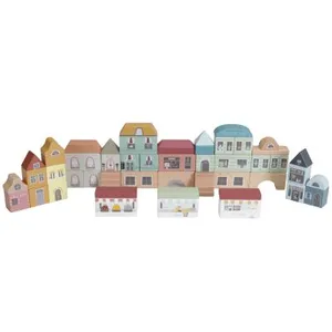 Little Dutch Lot de 50 blocs de construction Ville pas cher