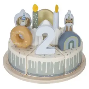 Little Dutch Gâteau D'anniversaire Multicolore pas cher