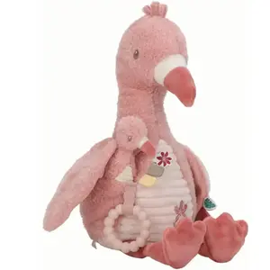 Peluche d'activités Flamant rose Safari Friends (23 cm)