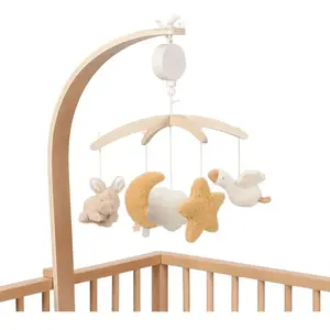 Mobile musical en bois FSC Newborn pas cher
