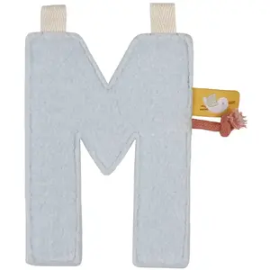 Lettre M BLEU Little Dutch pas cher
