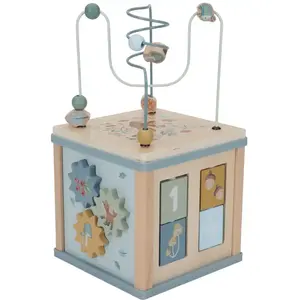 Comparateur de prix : Little Dutch - Cube d'activités en bois Forest Friends