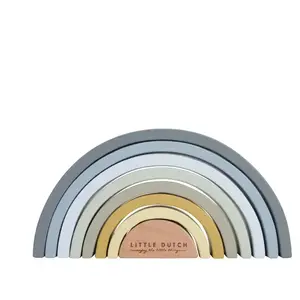 Comparateur de prix : Little Dutch Jeu d'éveil Baby to Love LD Arc-en-ciel en bois Bleu