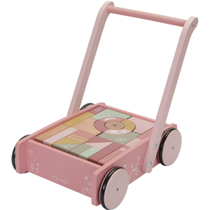 Little Dutch Chariot de marche avec blocs de construction Wild Flowers pas cher