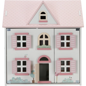 Comparateur de prix : Little Dutch Maison de poupée moyenne en bois