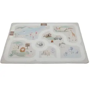 Tapis de jeu et circuit de voitures Safari Friends (138x100 cm)