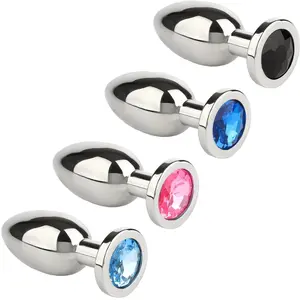 Bijou Anal Acier Jewled Butt Plug pas cher